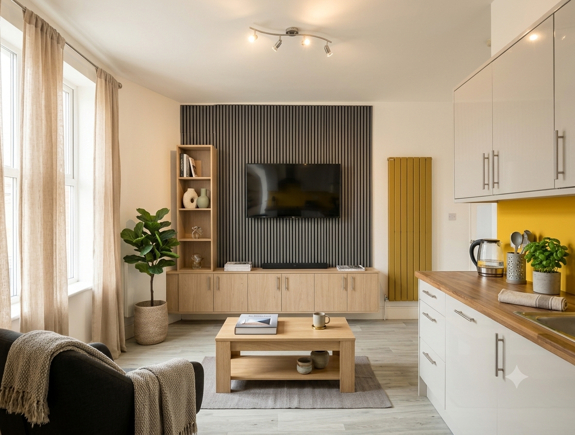 Spacious Four-Bedroom Furnished House on Wilmslow Road, Manchester